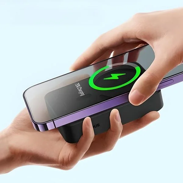 Powerbank Baseus Magnetic Mini PPCX070001 10000mAh MagSafe 15W PD QC 20W USB-C + kabel - opis