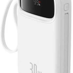 powerbank baseus qpow 2 10000mah 30w z 2 wbudowanymi kablami 4404f38798b54ea3b26a25688eda8a1d