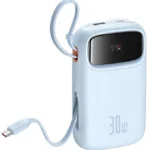 powerbank baseus qpow 2 10000mah 30w z 2 wbudowanymi kablami 75697ef9170b4b8aae5bea2a2c536af0