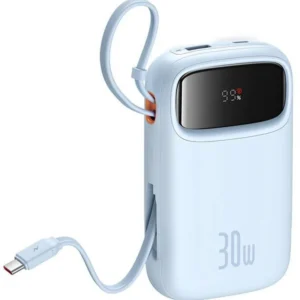 powerbank baseus qpow 2 10000mah 30w z 2 wbudowanymi kablami 75697ef9170b4b8aae5bea2a2c536af0