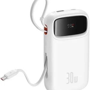 powerbank baseus qpow 2 10000mah 30w z 2 wbudowanymi kablami b5b6586cf6244bae94ecca3eda955156