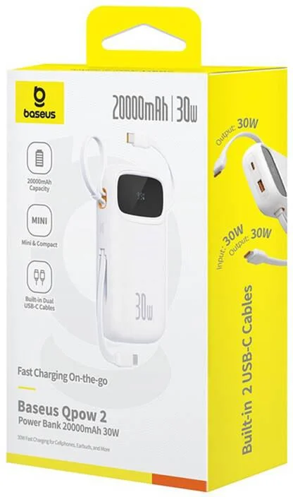 powerbank baseus qpow 2 10000mah 30w z 2 wbudowanymi kablami cb1d6a5450734f18a5e3d090fbefeb3e