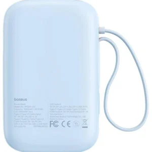 powerbank baseus qpow 2 10000mah 30w z 2 wbudowanymi kablami e41a3a93fcfe4a1ca13d9a0ac296e589