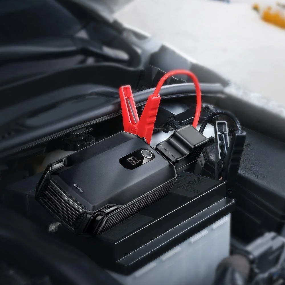 Baseus Max Car Jump Starter CGNL020001 20000 mAh 12 V 2000 A – doskonałe parametry techniczne i proste użytkowanie