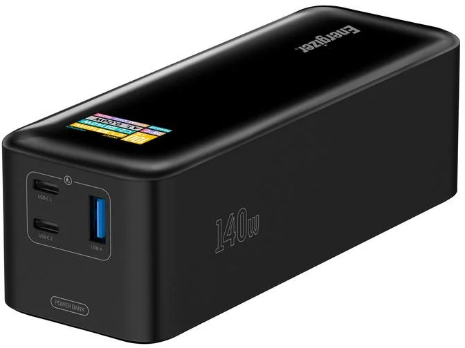 Powerbank Energizer 27000mAh 140W PD 2x USB-C 1x USB-A XP27000PD – najważniejsze cechy: