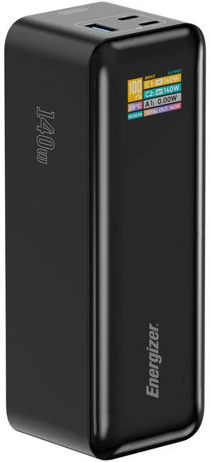 powerbank energizer 27000mah 140w pd 2x usb c 1x usb a xp270 b831de577456450ba78fc43104024848