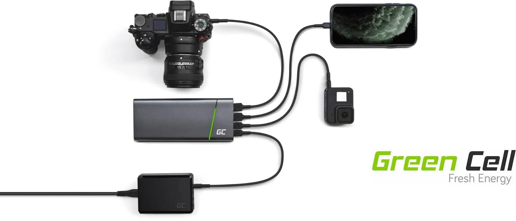 Green Cell PowerPlay Ultra 26800mAh - funkcja Pass-Through w swoim najlepszym wydaniu