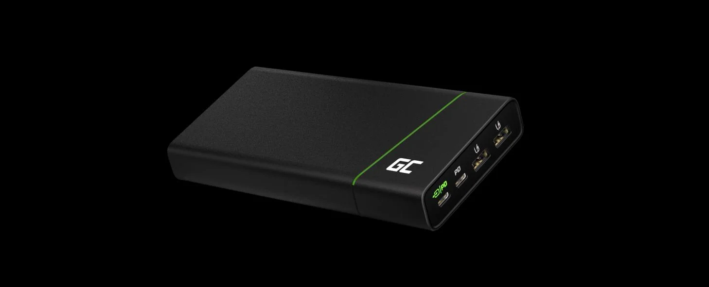 POWERBANK Green Cell PowerPlay Ultra 26800mAh SZYBKIE ŁADOWANIE 128W 2x USB-C PD 2x USB-A UC