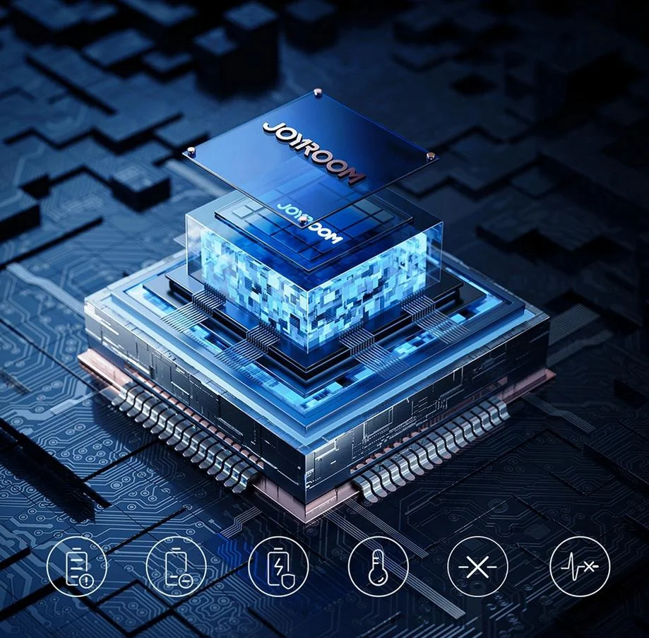 Powerbank Joyroom Digital Display JR-PBF05 30000mAh 65W PD 3.0 QC 3.0 1x USB-A 2x USB-C z kablem