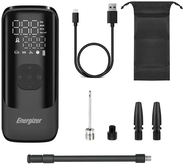 Powerbank kompresor Energizer PAC4000 2000mAh 15W 150 PSI 1x USB-C 1x USB-A