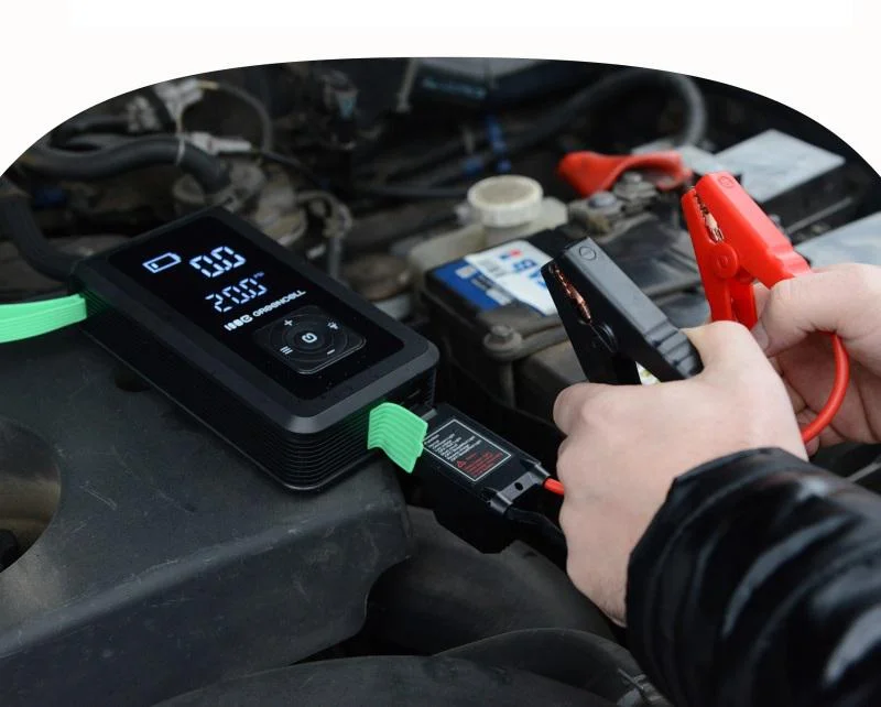 POWERBANK ROZRUSZNIK KOMPRESOR Green Cell PowerBoost Air Car Jump Starter 8000mAh 1000A 150PSI