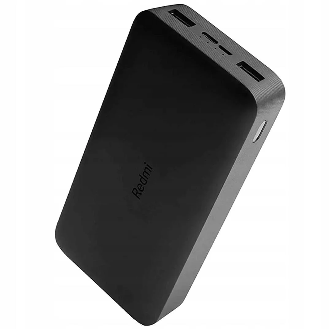 Power Bank Redmi 20000mAh 18W Fast Charge Black - postaw na szybkie, dwukierunkowe ładowanie