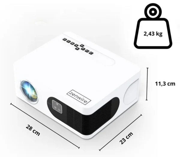 projektor zenwire e601h led wifi android tv full hd 4k autof 1836752fc6794ce6b40b50c582ed69d3