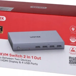przeacznik kvm unitek v307a 4k hdmi 20 2w1 20669e13de3f4b0b98f3da7ca04496cb