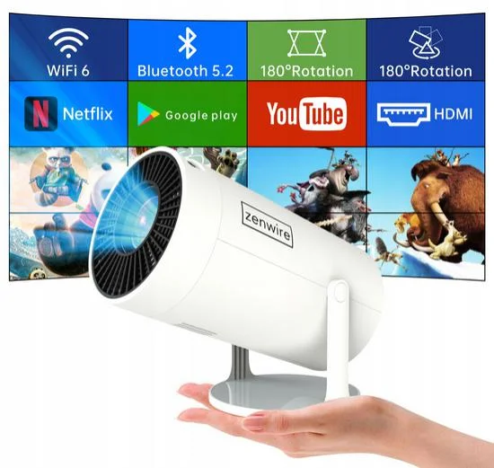 przenosny projektor zenwire r1 full hd android wifi bluetoot b5031adccf824a12b00dc0acc7fa6241