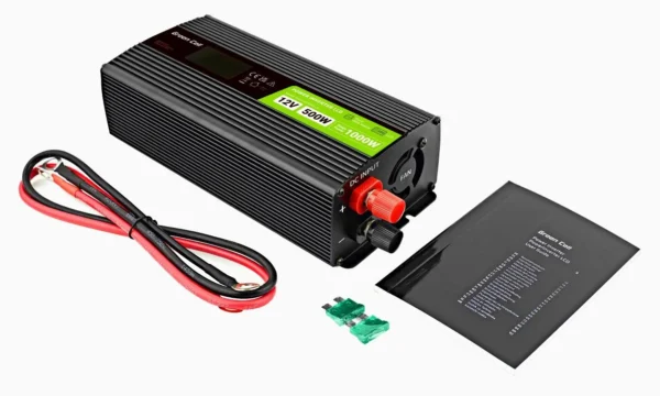 przetwornica napiecia green cell powerinverter lcd 12v 230v c5dade21f5c243309a4d3c1958601d77