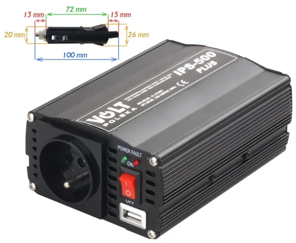 przetwornica volt polska ips 500 plus 24v 230v 350500 w 50259d214314461f94914bf6d2d31bd1