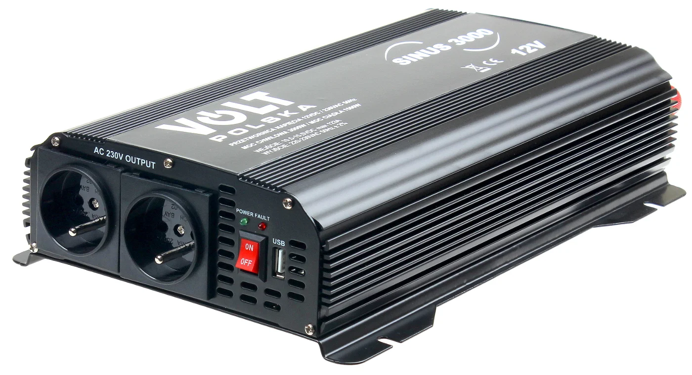 PRZETWORNICA SINUS 3000
12V / 230V
1500/3000W