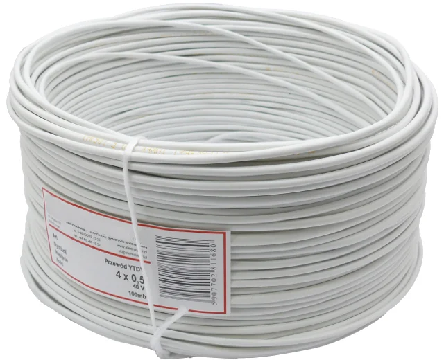 PRZEWÓD ALARMOWY DOMOFONOWY YTDY 4X0,5 - 100M* 5630K