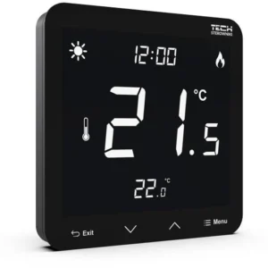 przewodowy dwustanowy regulator pokojowy podtynkowy czarny s ac7c7450d70b4f77976dff7f4068397c