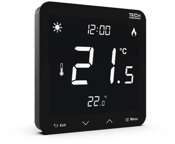 przewodowy dwustanowy regulator pokojowy podtynkowy czarny s ac7c7450d70b4f77976dff7f4068397c