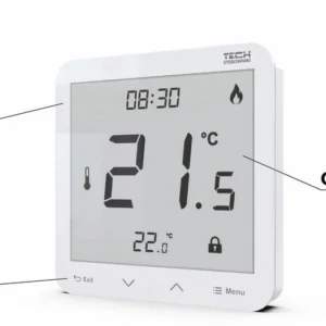 przewodowy regulator pokojowy biay r 10s plus tech sterownik 53dd29dd518841aea5ea1030df3d6cc6