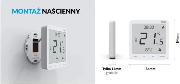 przewodowy regulator pokojowy biay r 10s plus tech sterownik 618aead506ed49788088340c7fcec401