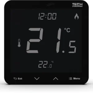 przewodowy regulator pokojowy czarny r 10s plus tech sterown 9e85375806cf44f19d16d24f4c3feb60