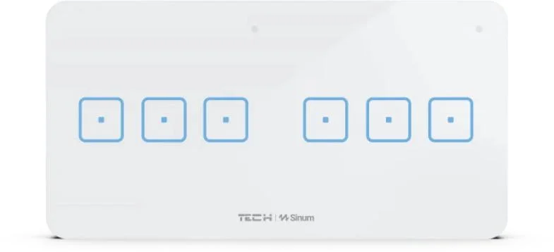 Przewodowy włącznik sześciopolowy czarny WSS-33M Tech Sterowniki