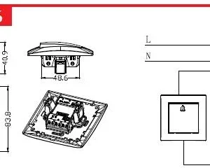 przycisk dzwonkowy vcx wesa lc 06 czarny ec3ab1cf7a5d42d9875485af21344108