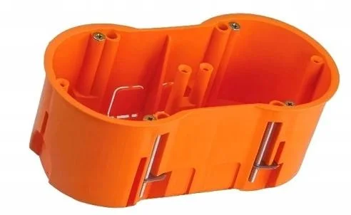 Puszka końcowa 60mm podwójna do płyt gipsowych głęboka PAWBOL A.0010PG