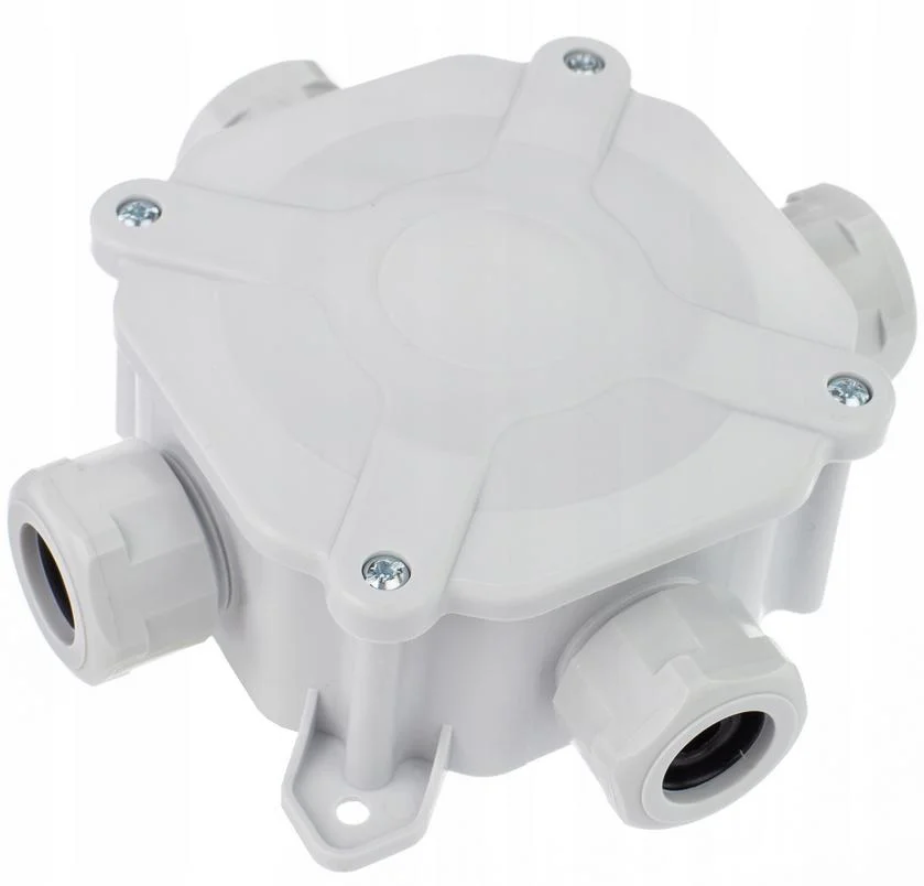 Puszka natynkowa hermetyczna PG16, IP 67 (5x4mm2), kolor szary PAWBOL A.0035