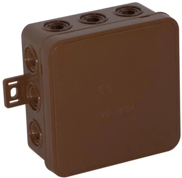 puszka natynkowa pusta 12 wlotow viplast v7 klik brazowa ip5 20adc172c46b4f4fae051043369c875d