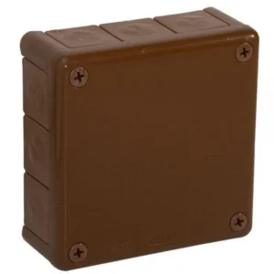 puszka natynkowa pusta 12 wlotow viplast vp 51 brazowa ip55 569eb11093174b4d9dcb1969b56c364b