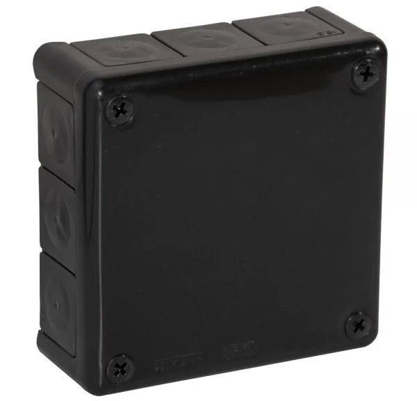 puszka natynkowa pusta 12 wlotow viplast vp 51 czarna ip55 1 4648c54e587b4779aa03efc49a9ad621