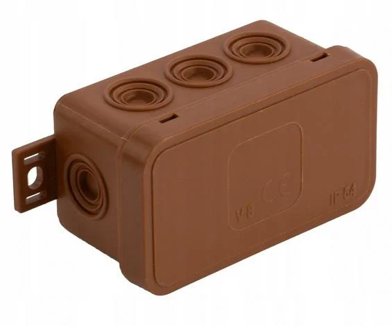 puszka natynkowa pusta 8 wlotow viplast v8 klik brazowa ip54 93927680f57149e49c05b131b888c9b3