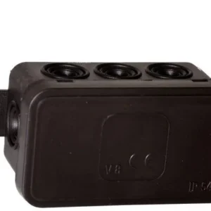 puszka natynkowa pusta 8 wlotow viplast v8 klik czarna ip54 89d404998e2940bd9affce810931b198