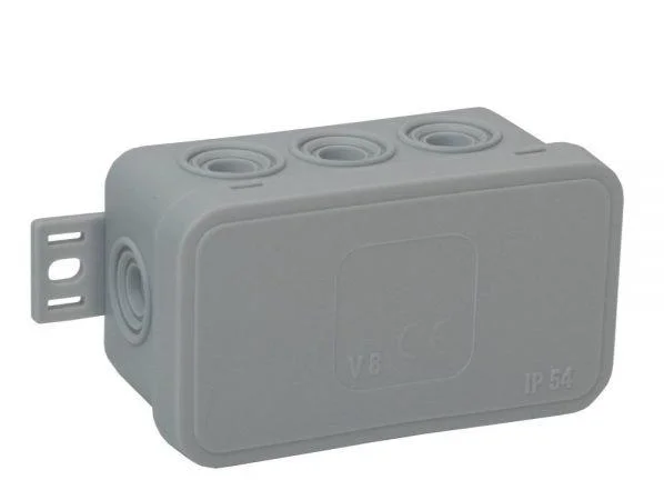 puszka natynkowa pusta 8 wlotow viplast v8 klik szara ip54 8 e63342a0fcf44ea9b6555760bb35a8d3