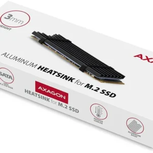 radiator do dyskow axagon clr m2l3 m2 ssd 3mm e41fb37f864b4bba99eddc4752d90041