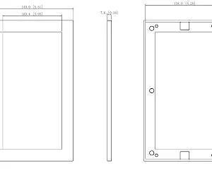 ramka do moduow wideodomofonowych dahua vtm125 4874574a5cac4f649d095ce6ef86265c