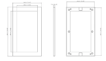 ramka do moduow wideodomofonowych dahua vtm125 4874574a5cac4f649d095ce6ef86265c