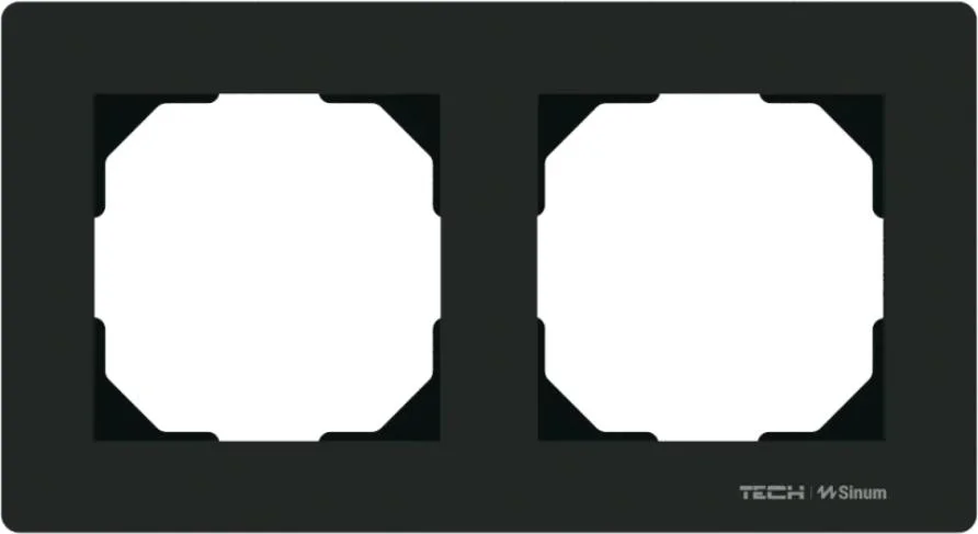 Ramka podwójna czarna FG-02 Tech Sterowniki