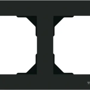 ramka podwojna czarna fg 02 tech sterowniki ac464705bc434c24b9478996bd46b1b5