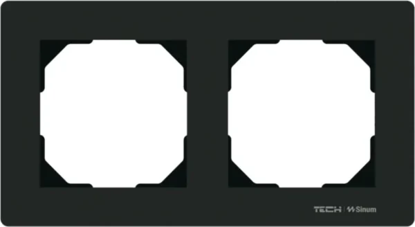 ramka podwojna czarna fg 02 tech sterowniki ac464705bc434c24b9478996bd46b1b5