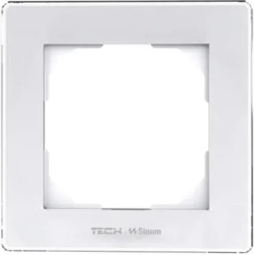 Ramka pojedyncza biała FG-01 Tech Sterowniki