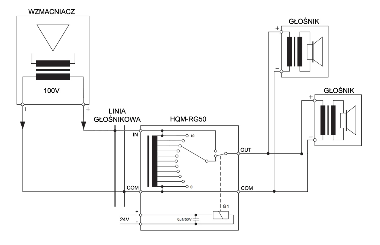 REGULATOR GŁOŚNOŚCI HQM-VC120W 100V 120W