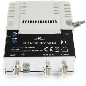 regulowany wzmacniacz sygnau tv naziemnej i kablowej spacetr 28c3781d3ef0485ebdfad9e2c51cb6d3