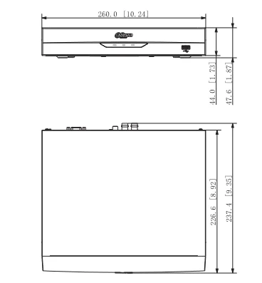 REJESTRATOR 5W1 DAHUA XVR5104HS-4KL-I3
