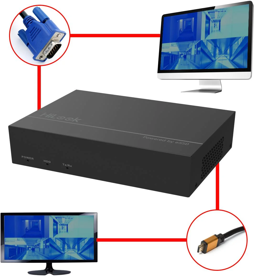 Rejestrator 5w1 Hilook by Hikvision 4 kanałowy 2MP SSD-DVR-2MP