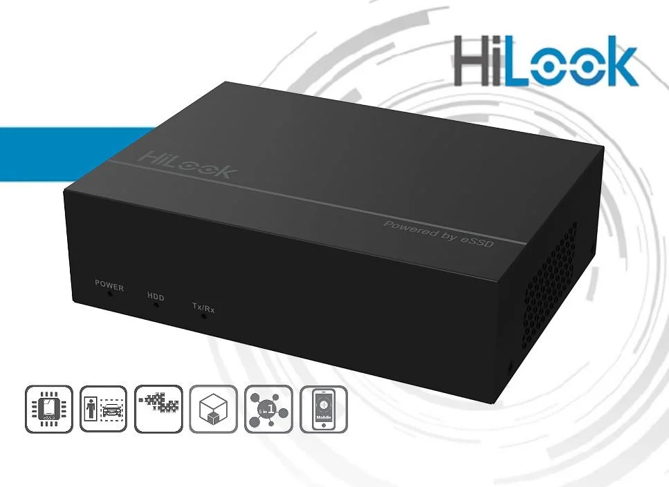 Rejestrator 5w1 Hilook by Hikvision 4 kanałowy 2MP SSD-DVR-2MP
